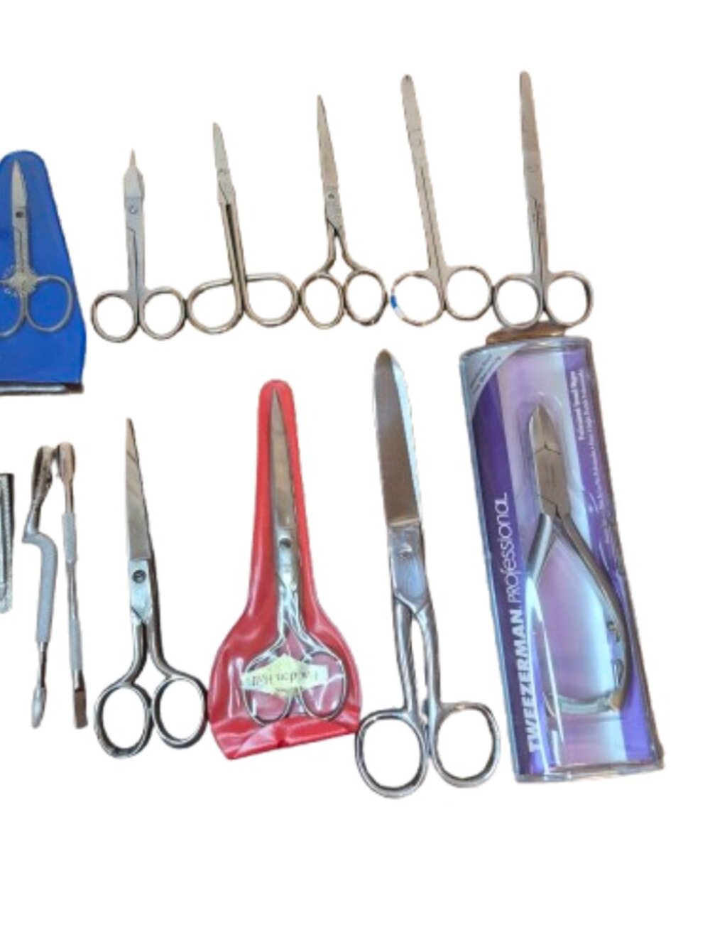 Scissors and Manicure Tool Lot Mostly Vintage